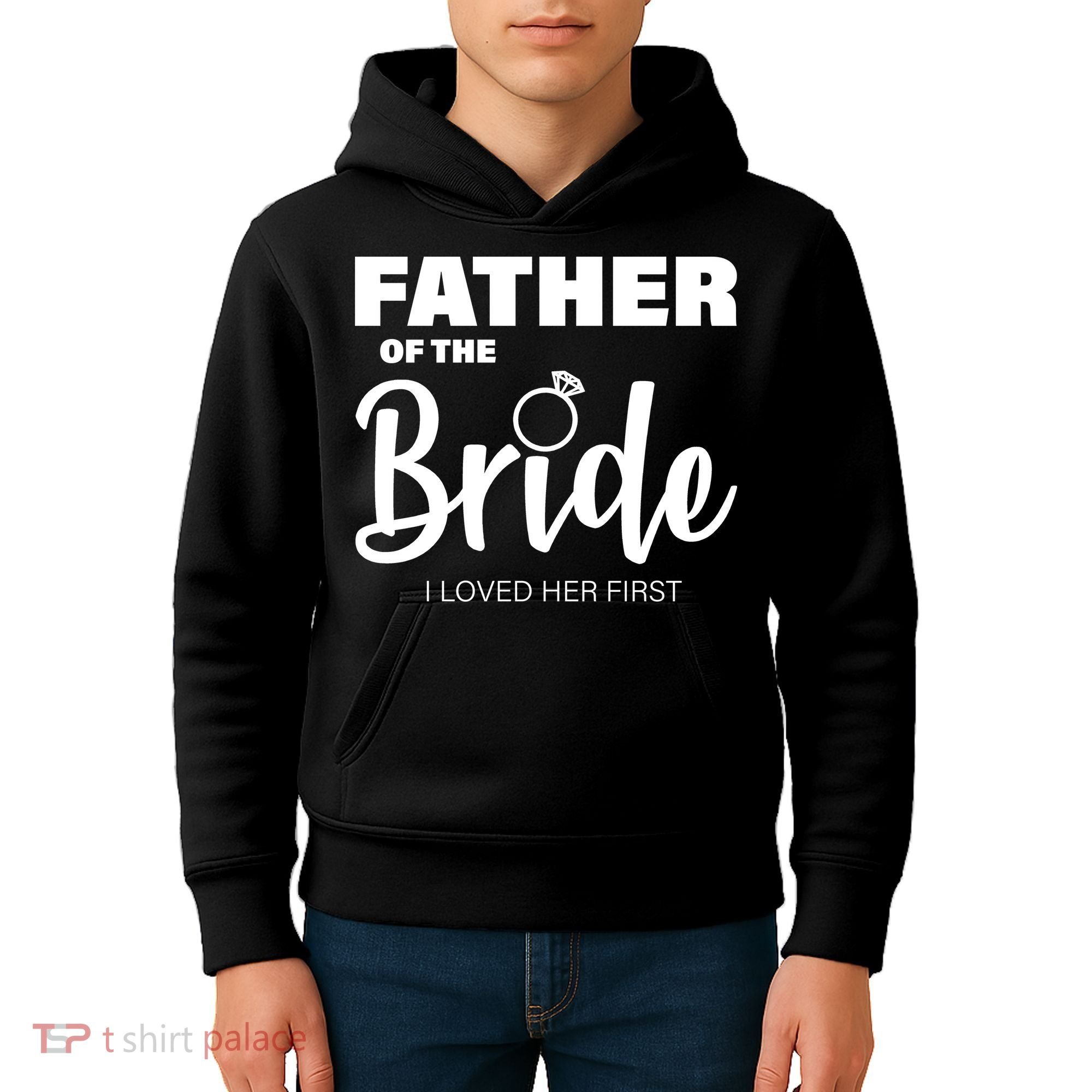 Father Of The Bride I Loved Her First Kids Hoodie