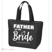 Father Of The Bride I Loved Her First Tote Bag thumb 3