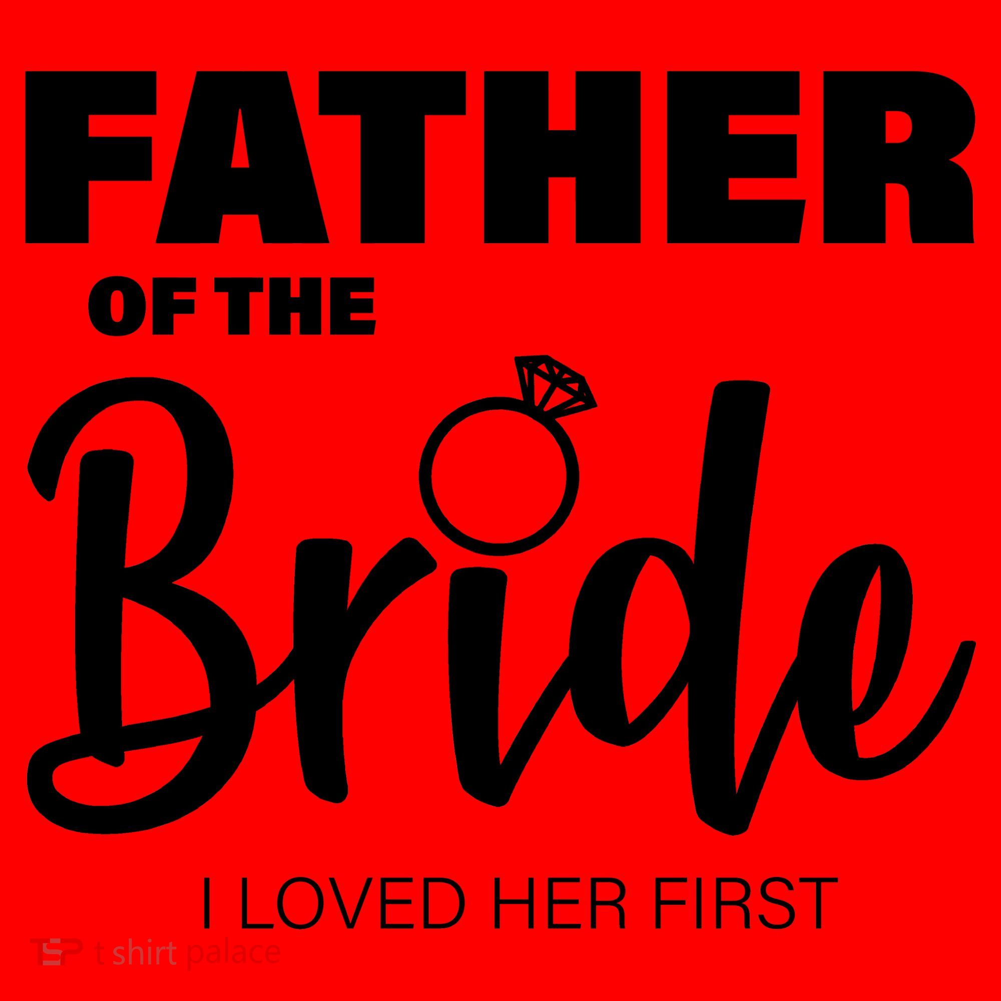 Father Of The Bride I Loved Her First Santa Hat