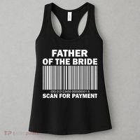 Father Of The Bride Scan For Payment Women's Tank Top thumb 3