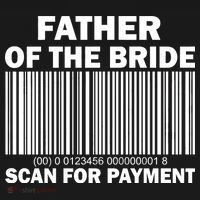 Father Of The Bride Scan For Payment Kids Sweatshirt thumb 2