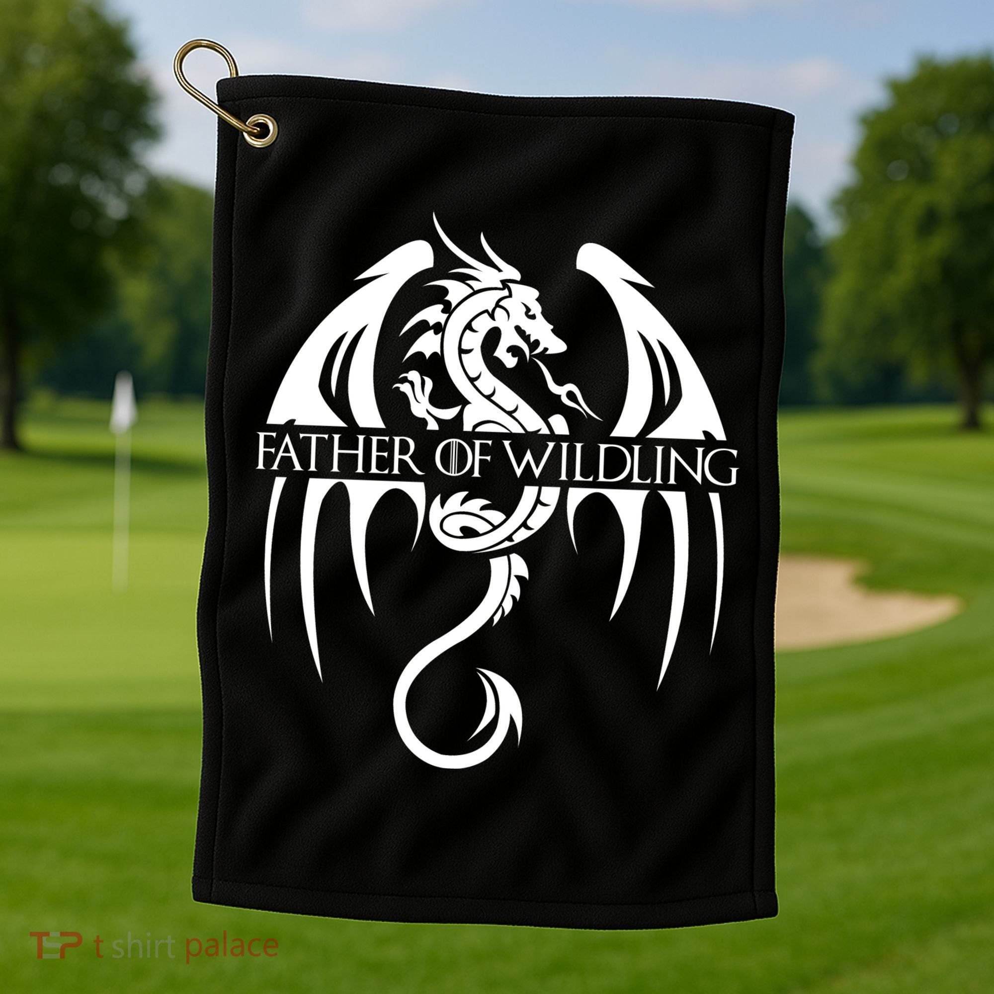 Father Of Wildling Golf Towel