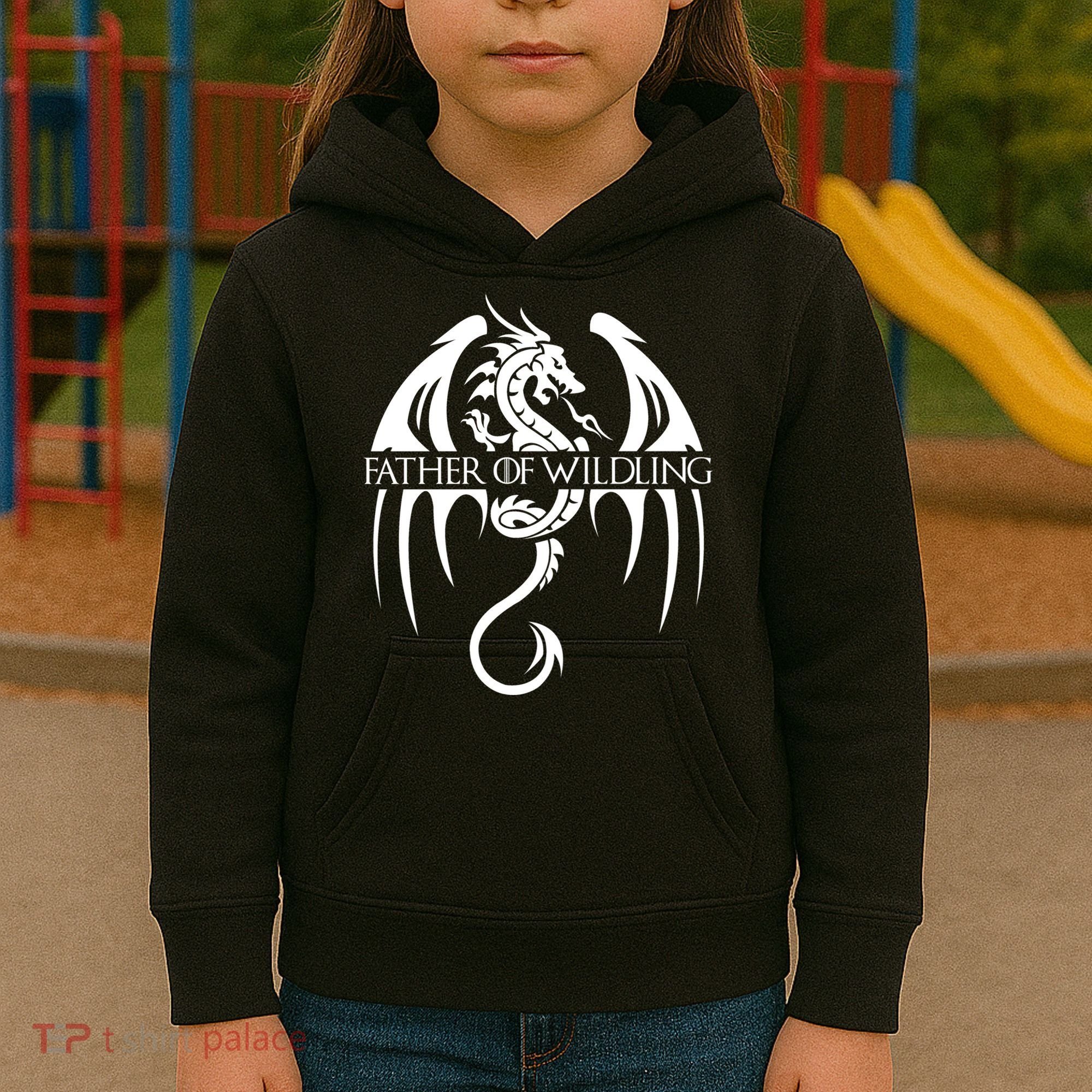 Father Of Wildling Kids Hoodie