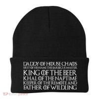 Father Of Wildling Daddy Of House Chaos Beanie thumb 0