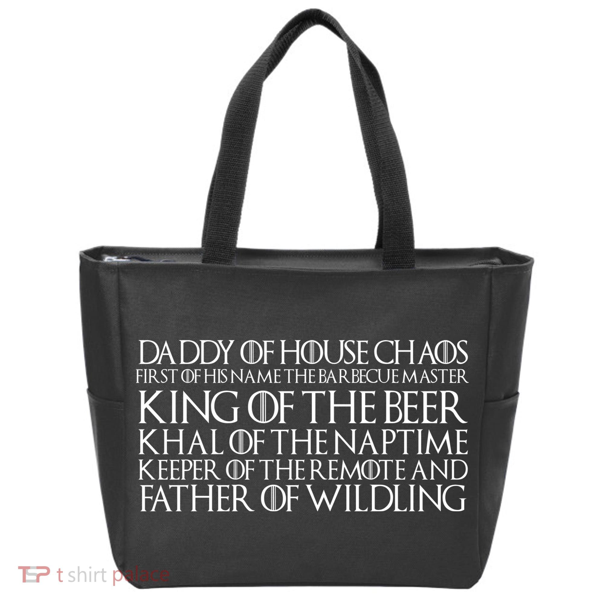 Father Of Wildling Daddy Of House Chaos Tote Bag