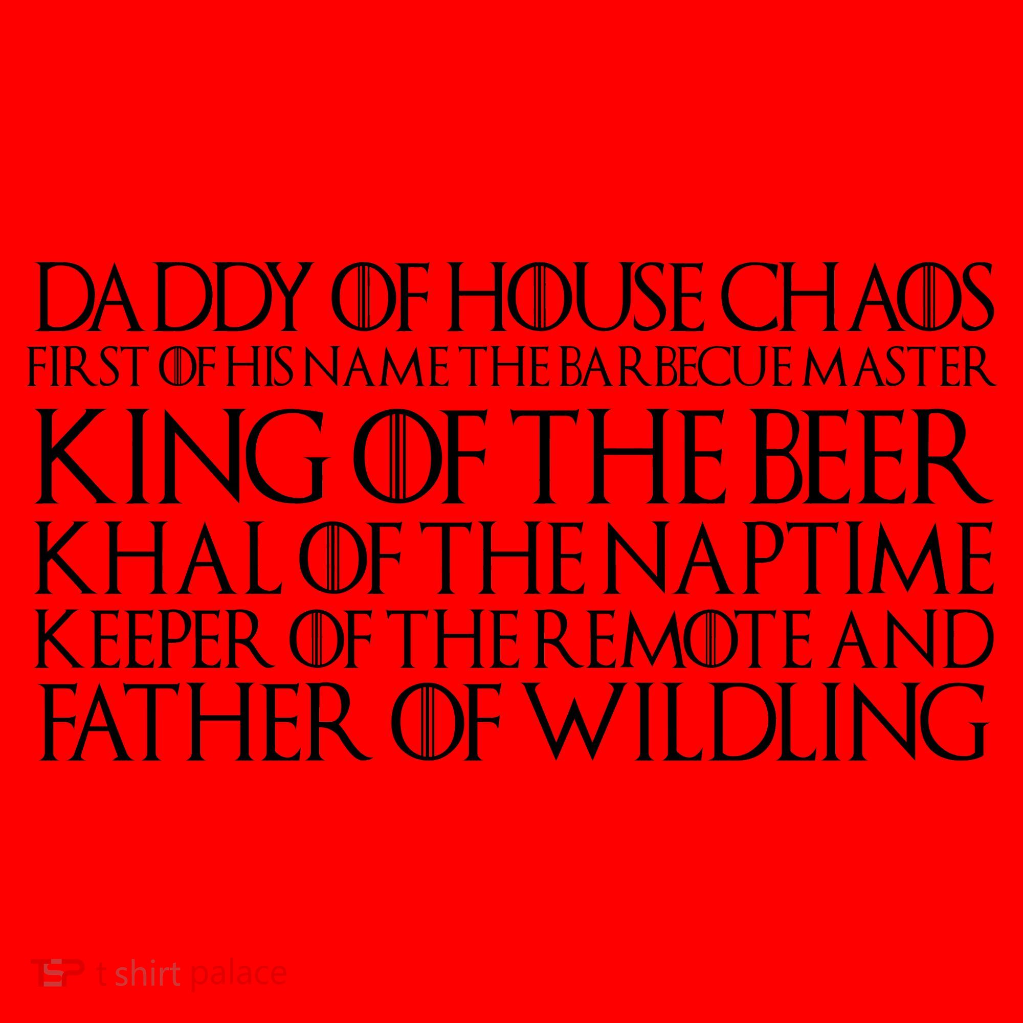 Father Of Wildling Daddy Of House Chaos Santa Hat