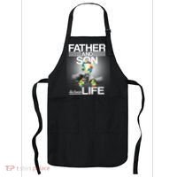 Father Son Best Friends For Life Autism Awareness Apron thumb 0