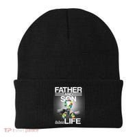 Father Son Best Friends For Life Autism Awareness Beanie thumb 0