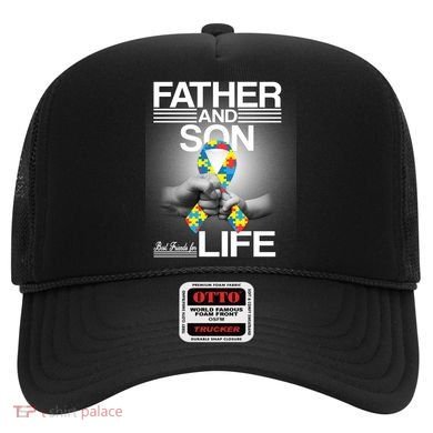 Father Son Best Friends For Life Autism Awareness Hat