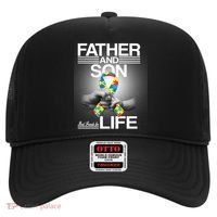 Father Son Best Friends For Life Autism Awareness Hat thumb 0