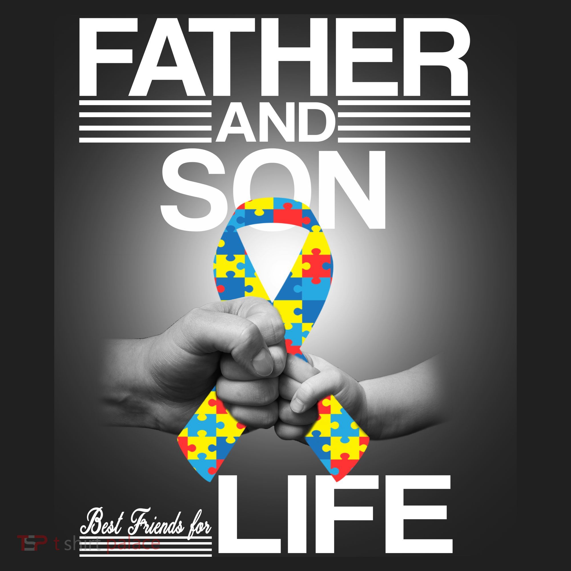 Father Son Best Friends For Life Autism Awareness Hat
