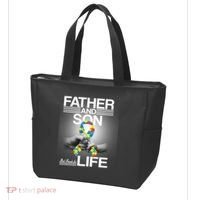 Father Son Best Friends For Life Autism Awareness Tote Bag thumb 3