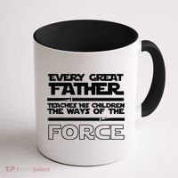  Father Teaches The Ways Of The Force Coffee Mug thumb 1