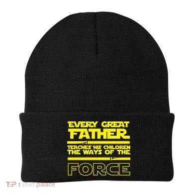  Father Teaches The Ways Of The Force Beanie