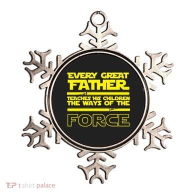  Father Teaches The Ways Of The Force Ornament