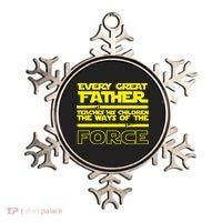  Father Teaches The Ways Of The Force Ornament thumb 0