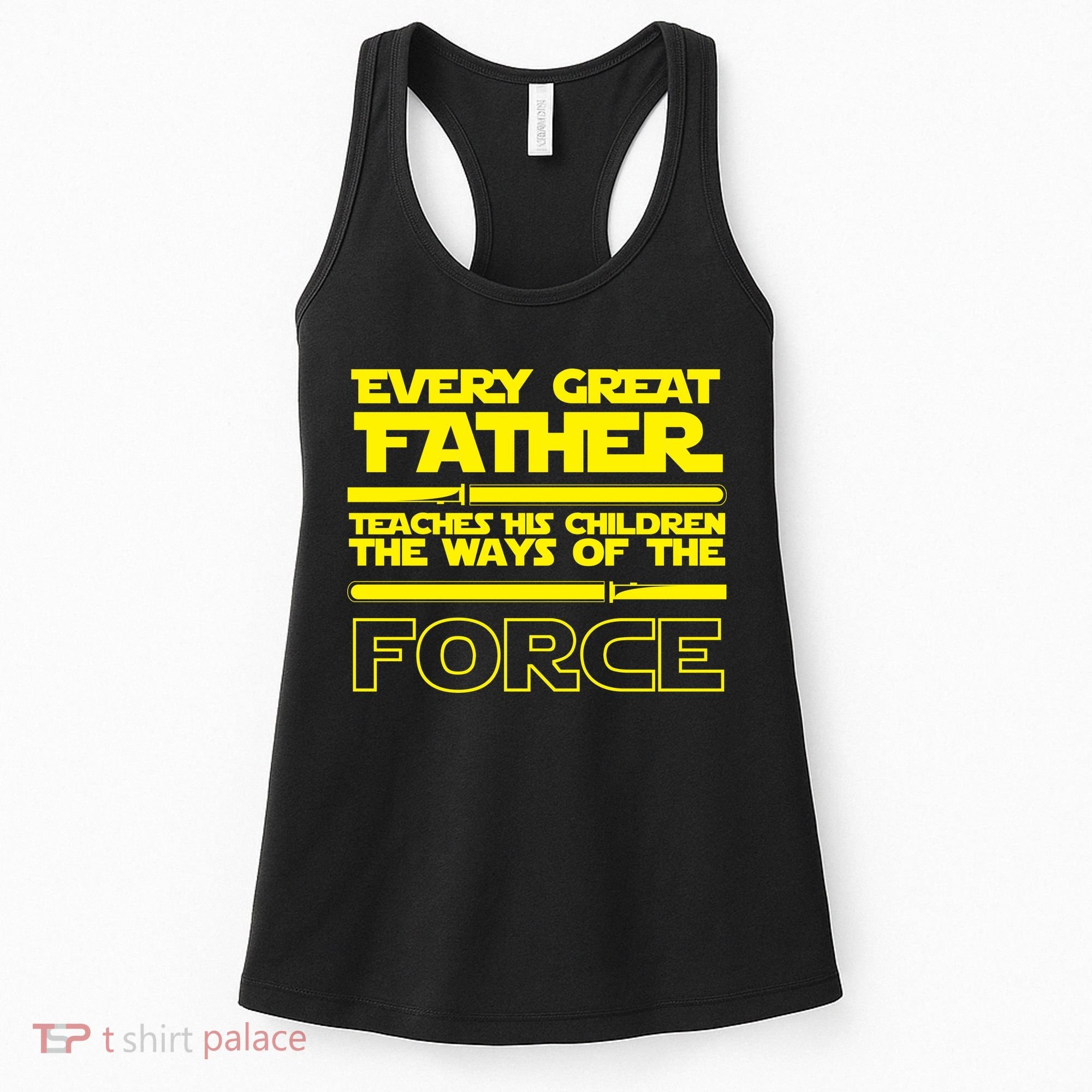  Father Teaches The Ways Of The Force Women's Tank Top