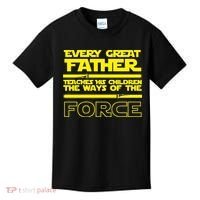  Father Teaches The Ways Of The Force Kids T-Shirt thumb 0