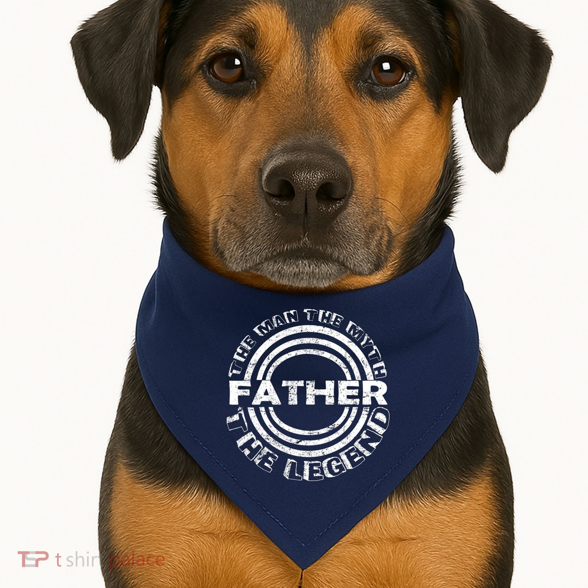 Father The Man The Myth The Legend USA-Made Doggie Bandana