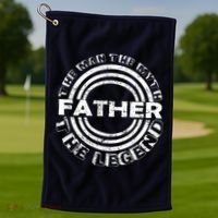 Father The Man The Myth The Legend Golf Towel thumb 1