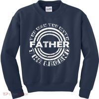 Father The Man The Myth The Legend Kids Sweatshirt thumb 0