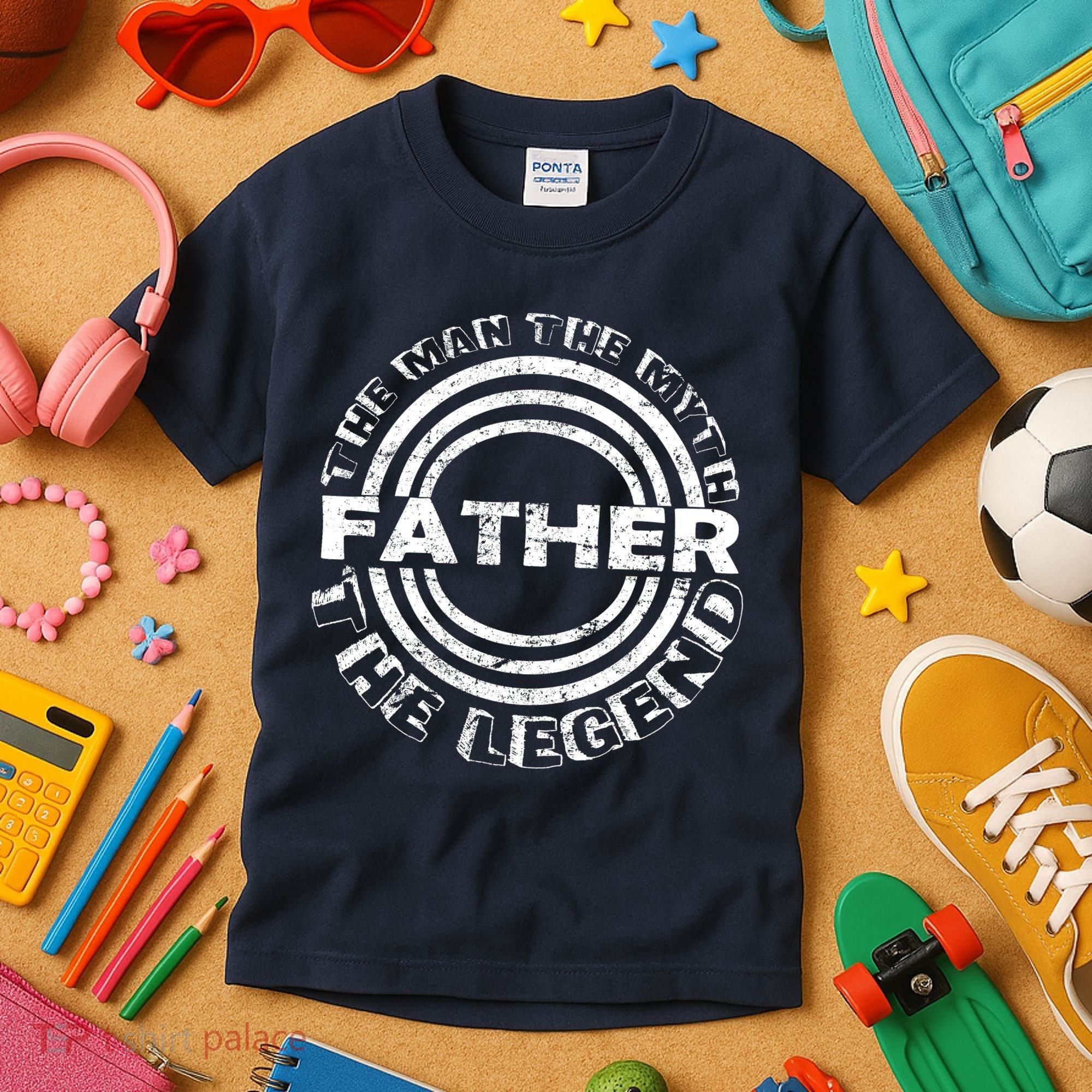 Father The Man The Myth The Legend Kids T-Shirt