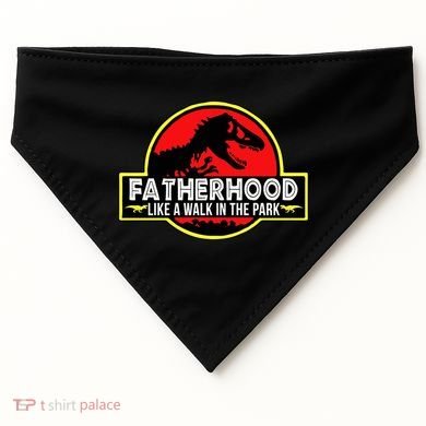 Fatherhood Like A Walk In The Park USA-Made Doggie Bandana