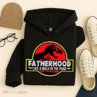 Fatherhood Like A Walk In The Park Hoodie thumb 4