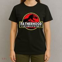 Fatherhood Like A Walk In The Park T-Shirt thumb 4