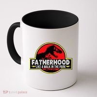 Fatherhood Like A Walk In The Park Coffee Mug thumb 0