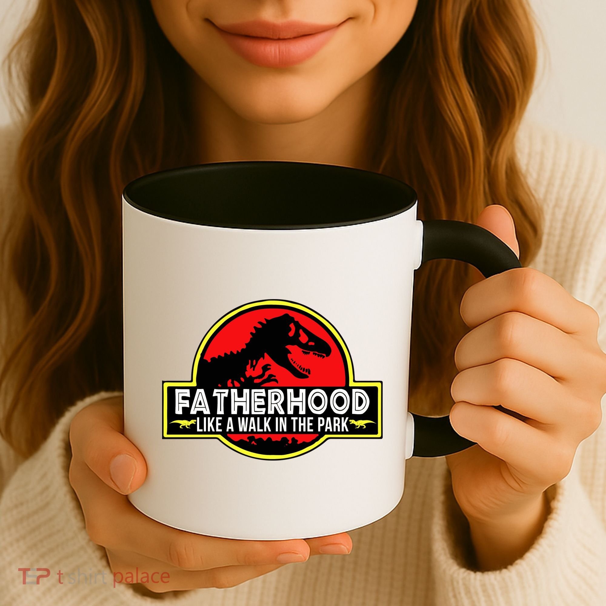Fatherhood Like A Walk In The Park Coffee Mug