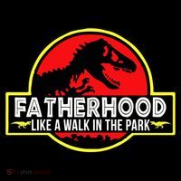 Fatherhood Like A Walk In The Park Women's Hoodie thumb 2