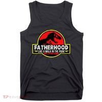 Fatherhood Like A Walk In The Park Tank Top thumb 0