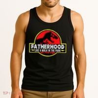 Fatherhood Like A Walk In The Park Tank Top thumb 3