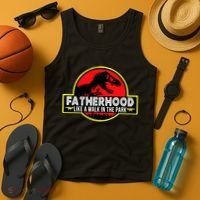 Fatherhood Like A Walk In The Park Tank Top thumb 4