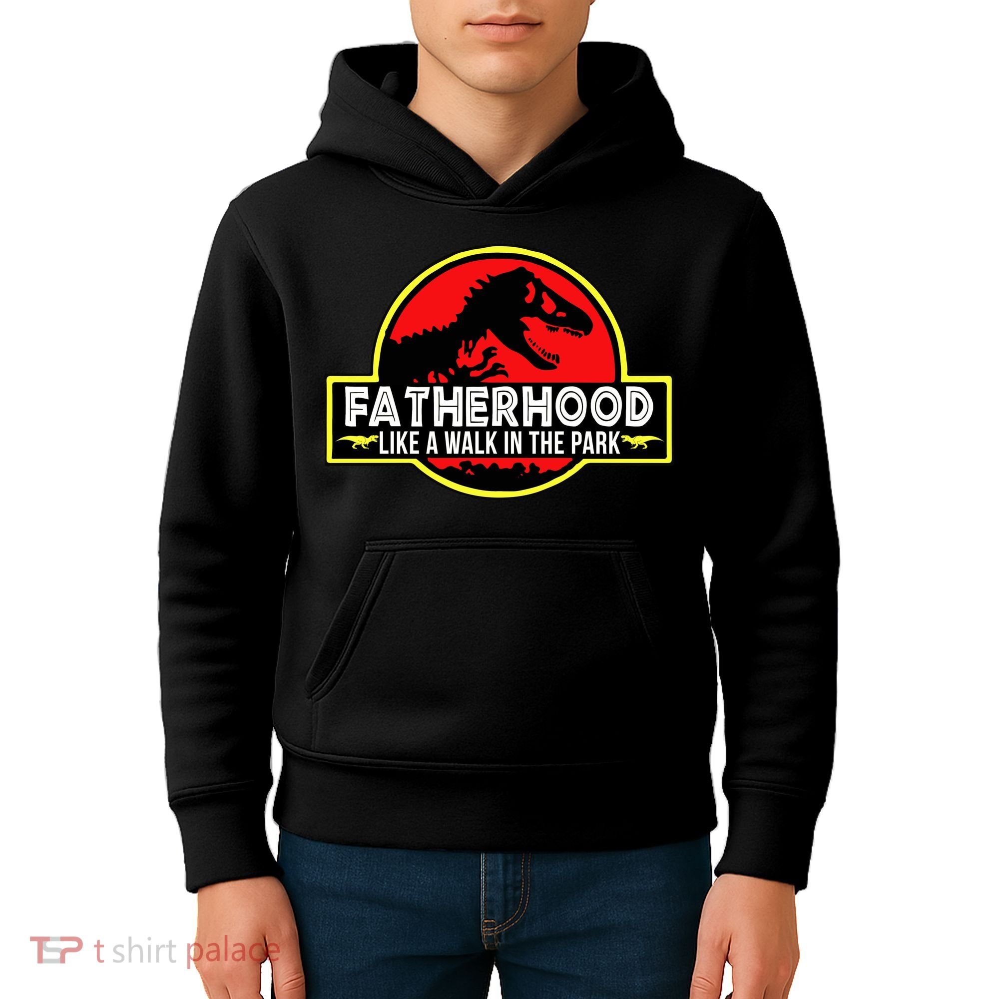 Fatherhood Like A Walk In The Park Kids Hoodie