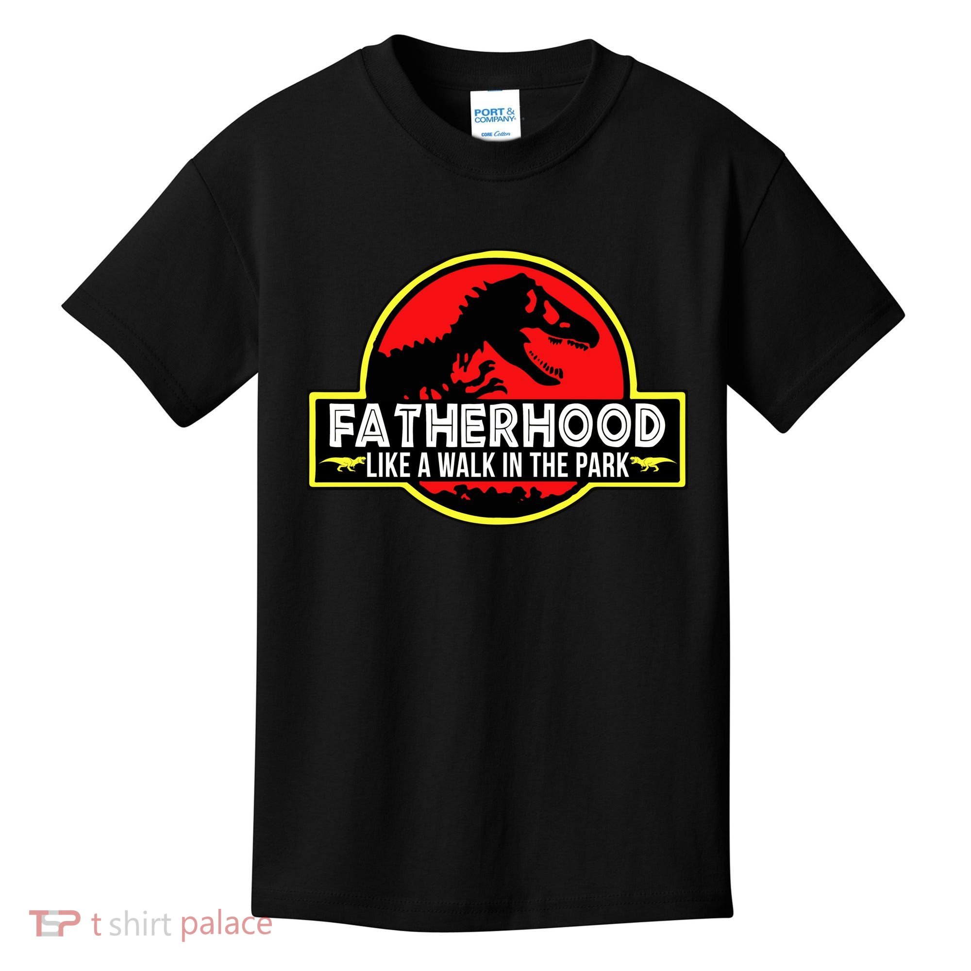 Fatherhood Like A Walk In The Park Kids T-Shirt