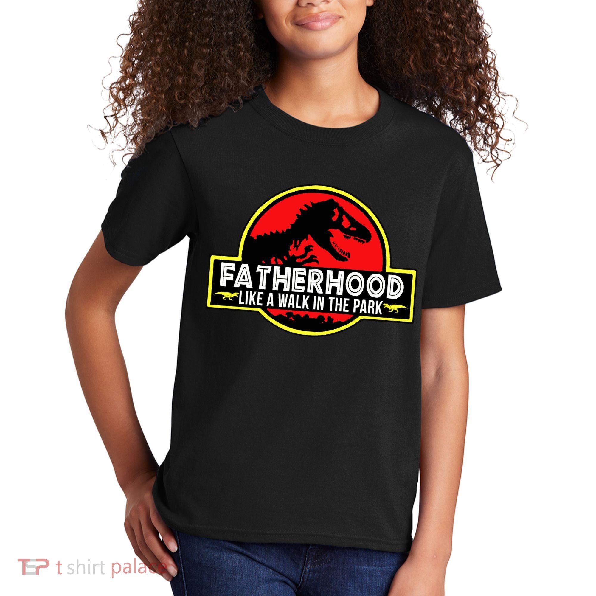 Fatherhood Like A Walk In The Park Kids T-Shirt