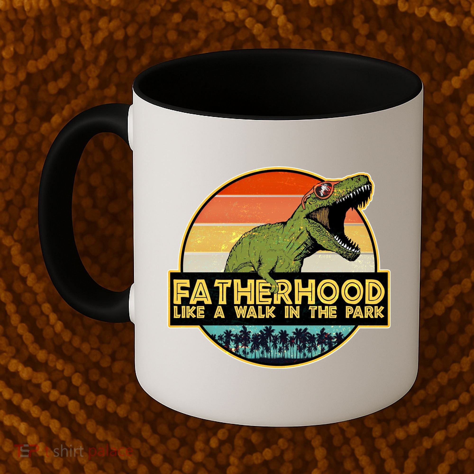 Fatherhood Like a Walk In The Park Fathers Day Coffee Mug