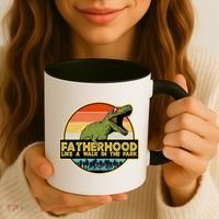 Fatherhood Like a Walk In The Park Fathers Day Coffee Mug thumb 3