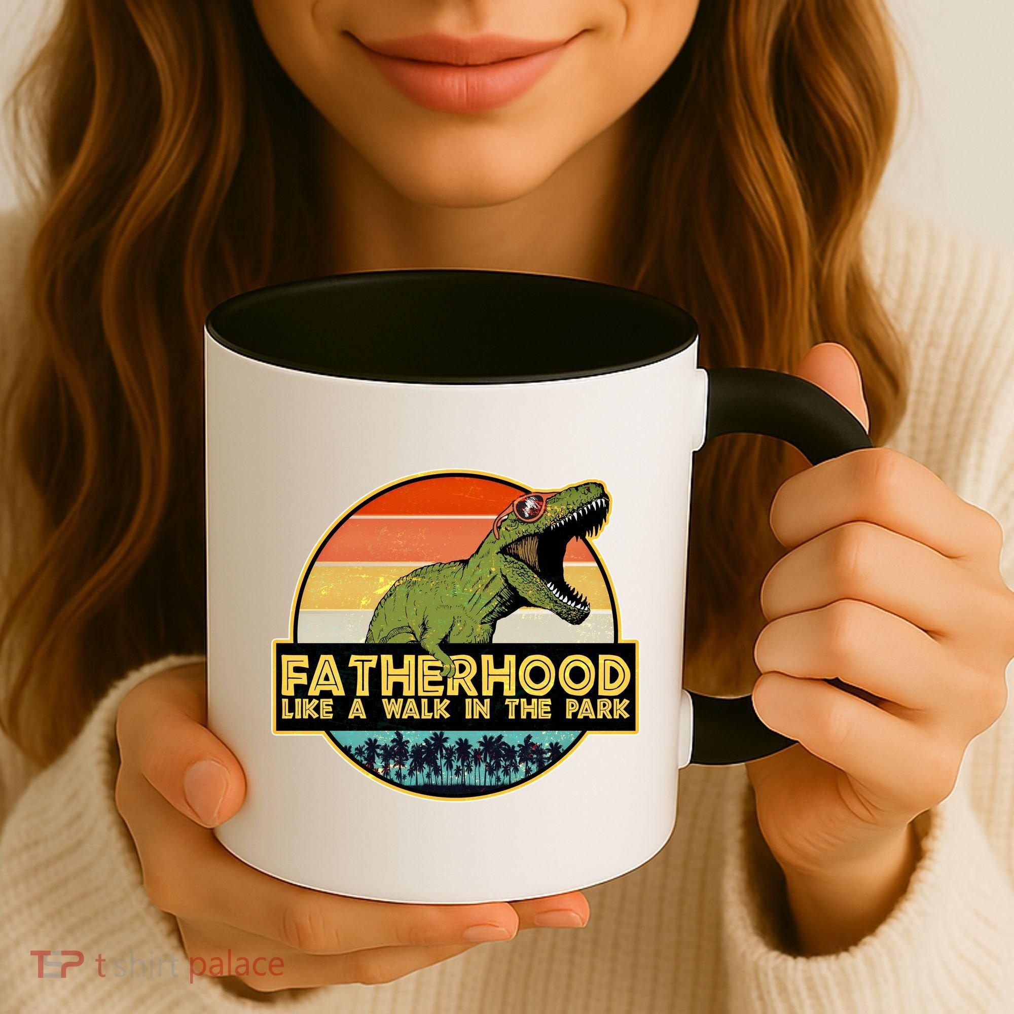 Fatherhood Like a Walk In The Park Fathers Day Coffee Mug