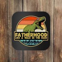 Fatherhood Like a Walk In The Park Fathers Day Coaster thumb 0