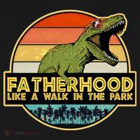 Fatherhood Like a Walk In The Park Fathers Day Women's Hoodie thumb 2