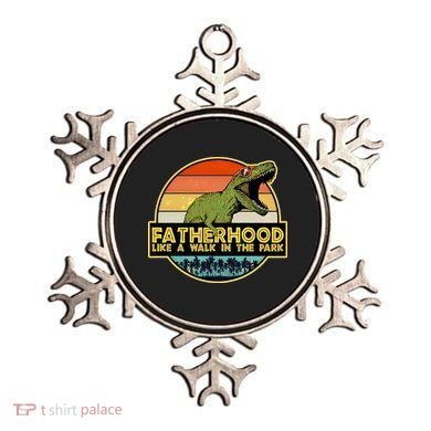 Fatherhood Like a Walk In The Park Fathers Day Ornament