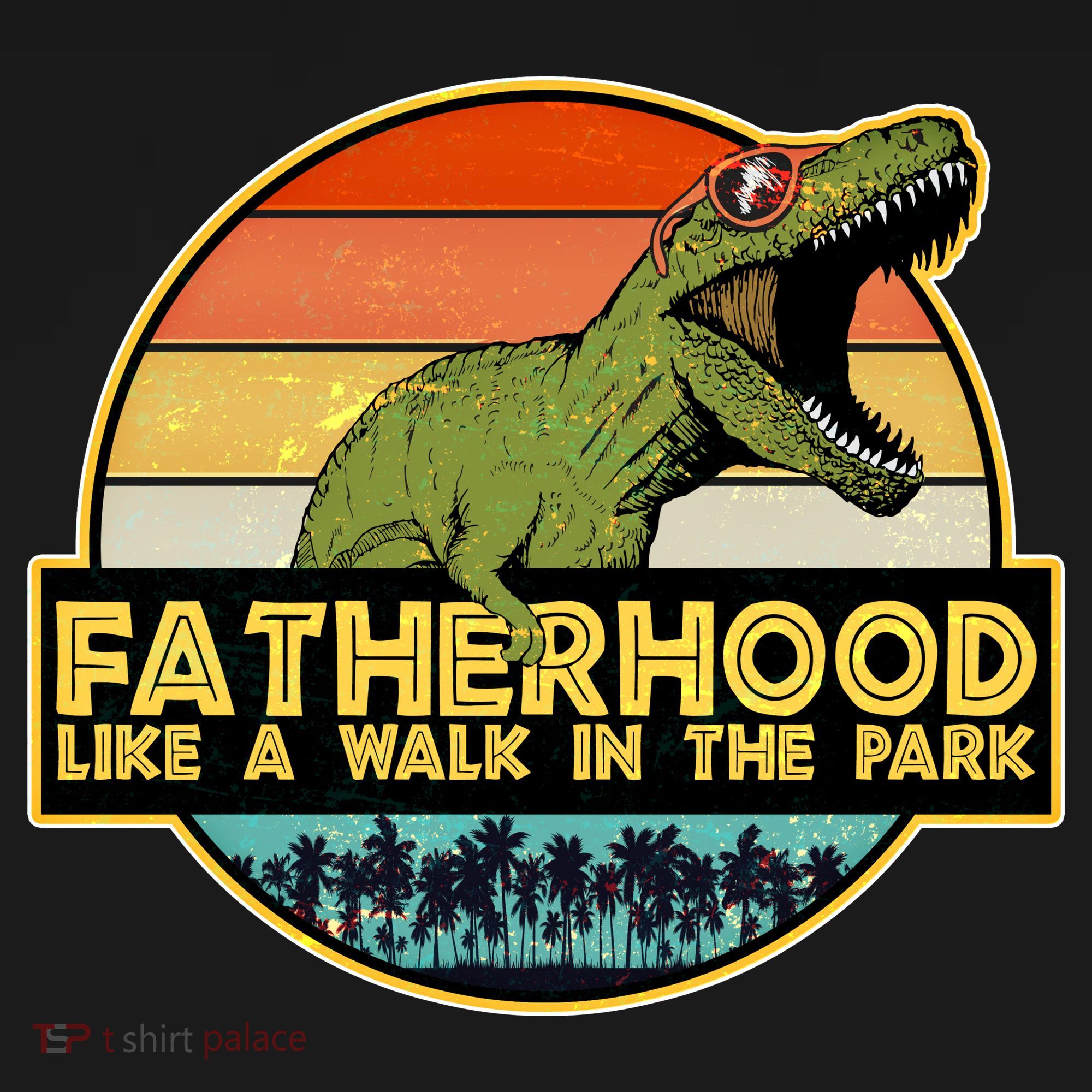 Fatherhood Like a Walk In The Park Fathers Day Women's Tank Top