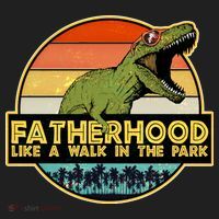 Fatherhood Like a Walk In The Park Fathers Day Hat thumb 2