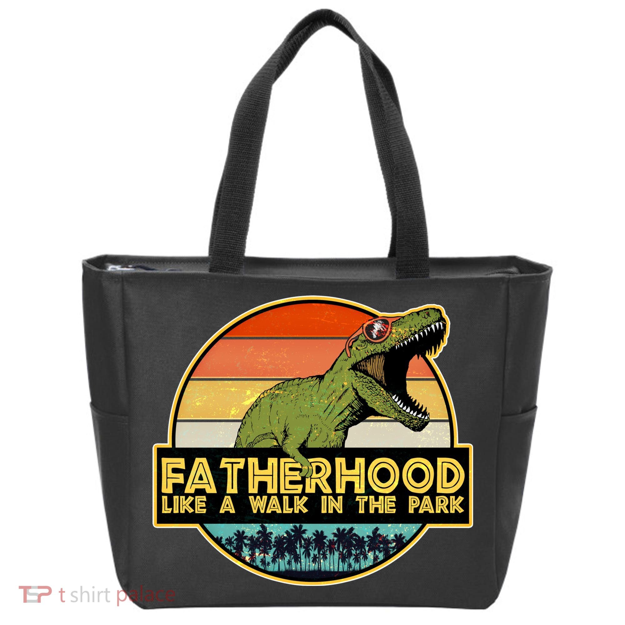 Fatherhood Like a Walk In The Park Fathers Day Tote Bag
