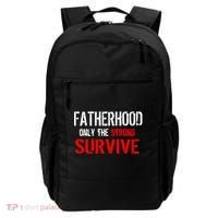 Fatherhood, Only The Strong Survive Backpack thumb 0