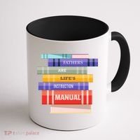 Fathers Are Life's Manual Coffee Mug thumb 1