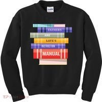 Fathers Are Life's Manual Kids Sweatshirt thumb 0